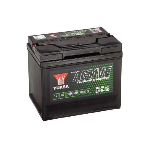 Yuasa L26-80 12V 80Ah leisure battery product imag