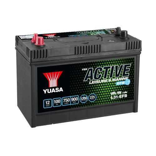 Yuasa L31-EFB 12V 100Ah EFB leisure battery product image