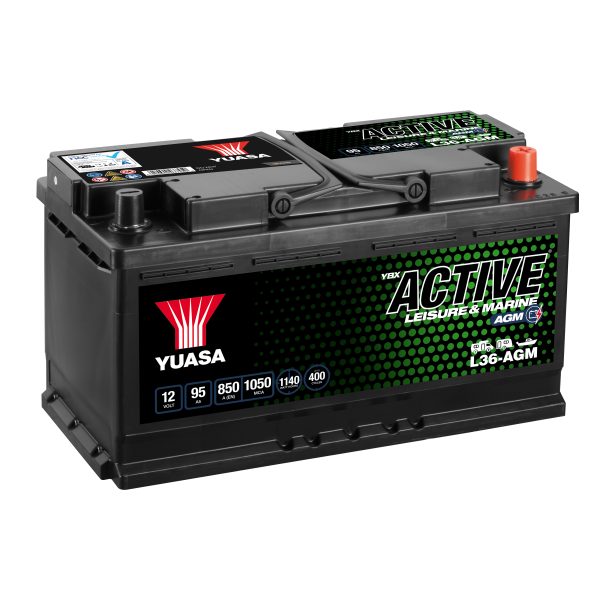 Yuasa Active Leisure AGM Battery 12V 95Ah 850A L36-AGM product image
