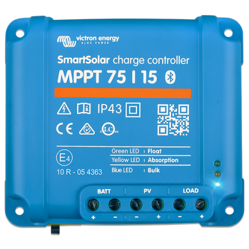 Victron SmartSolar MPPT 75/15 top view